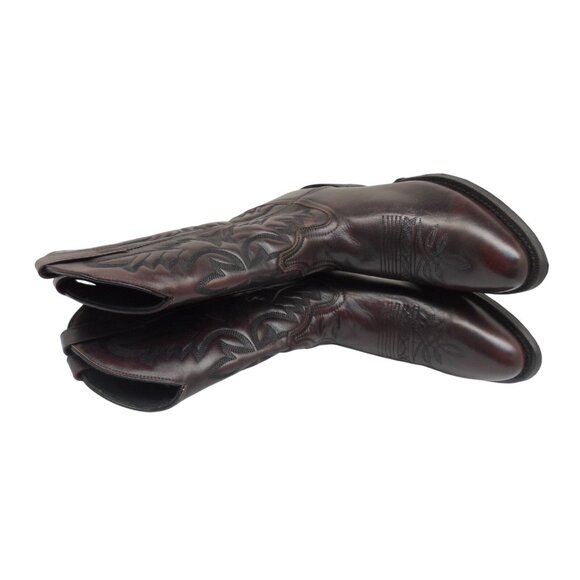 Laredo Men's 10" Birchwood Round Toe Western Boots 68458 Black-Cherry Size 9D - Picture 4 of 8